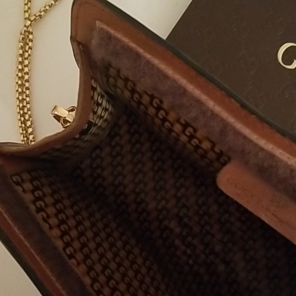 Gucci Leather Suede Clutch Crossbody Purse - Picture 16 of 16